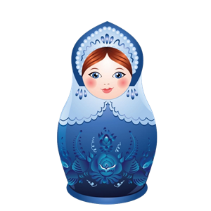 Matryoshka doll PNG-49478